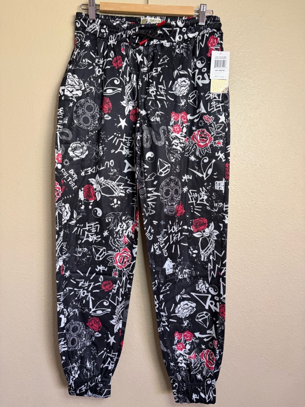 NWT Fresh Prints of Bel Air Men's Graphic Jogger Pants Size M